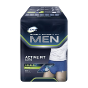 Tena Men Pants Active Fit Plus Large/Extra Large, discreet continence protection designed for men with secure fit, high absorbency, and odour control.