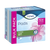 Packaging for Tena Pads Super with product visible through a cut-out window, featuring a floral design and product information.