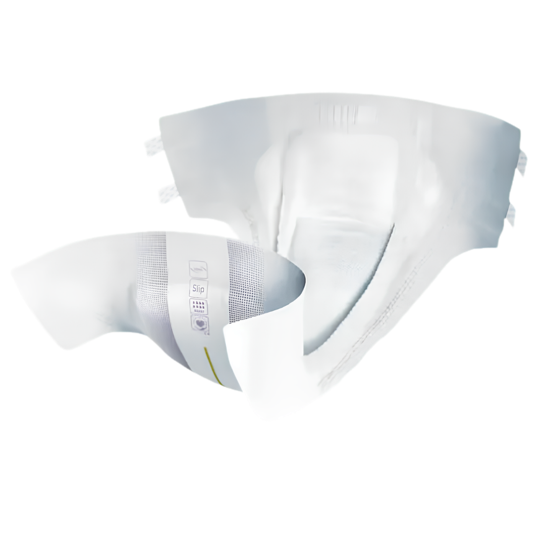 Tena Slip Proskin Maxi Small, high absorbency incontinence brief with tabs, designed for comfort, skin protection, and reliable leakage security.