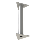 ULED ceiling cotton reel bracket for 3700–4700mm cubicle curtain tracks in healthcare rooms, providing secure overhead support and stability in use.