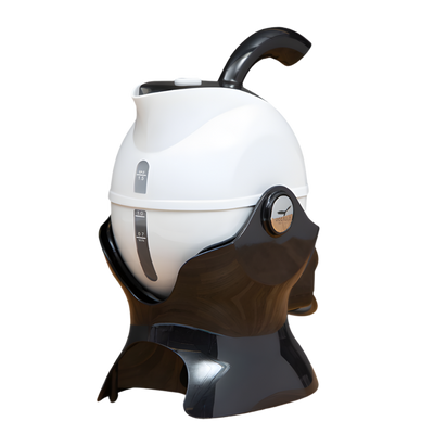 Uccello Power Pouring Kettle with tilt-to-pour design, available in Black/White, Red/White, and White, for safe and easy daily hot water pouring.