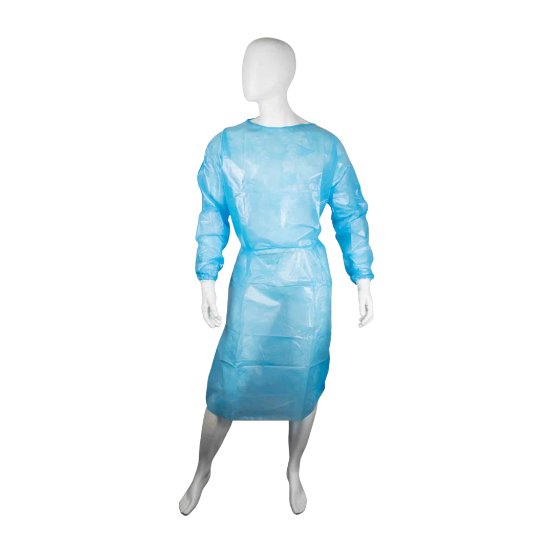 Ultra Health Disposable ISO Gown – Cytotoxic isolation gown with AAMI Level 3 certification and fluid-resistant PP/PE coating