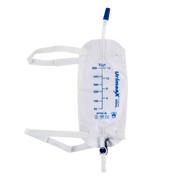 Urimaax 500ml sterile leg drainage bag with 10cm tubing for discreet and hygienic urinary management.