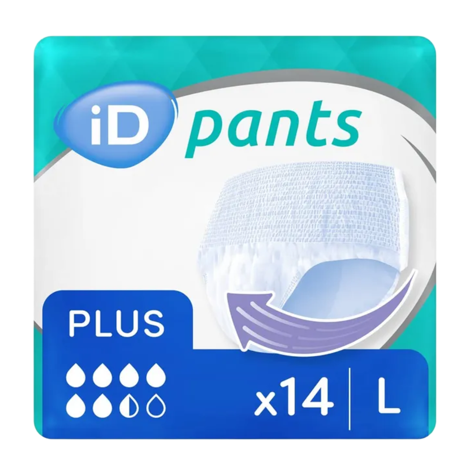 iD Pants Plus Large (100-145cm) 1590ml