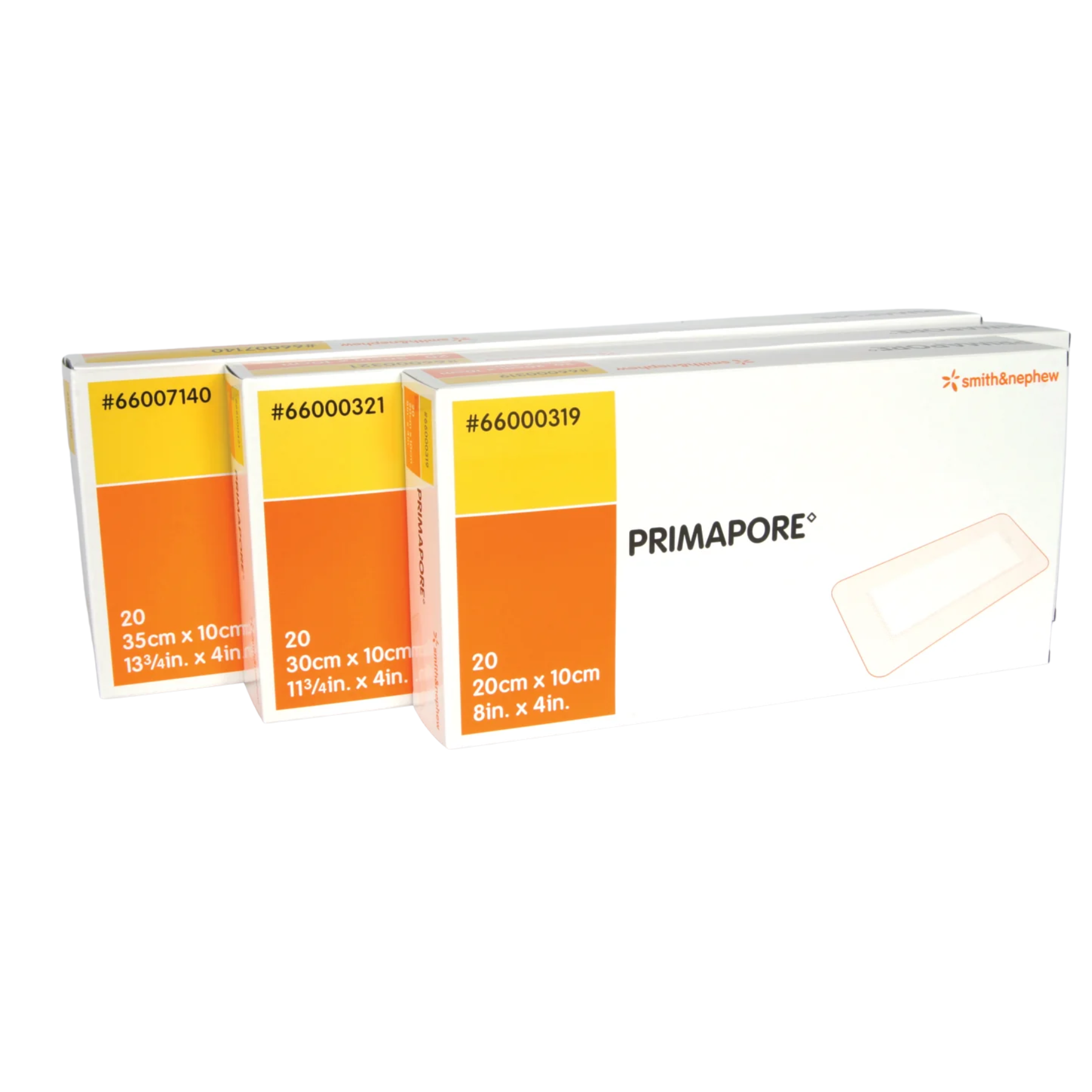 Primapore Adhesive Non-Woven Wound Dressing 35 x 10cm