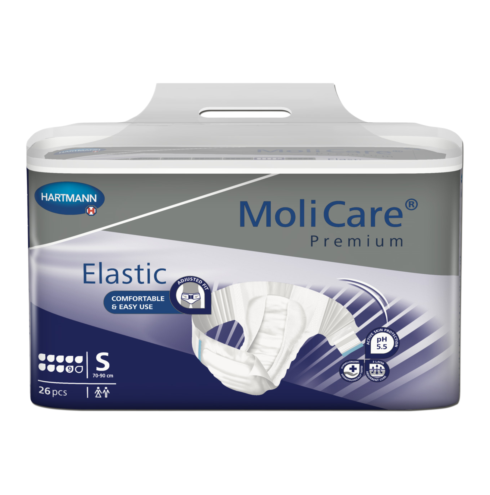 MoliCare Premium Elastic 9滴 (小号 & 中号)