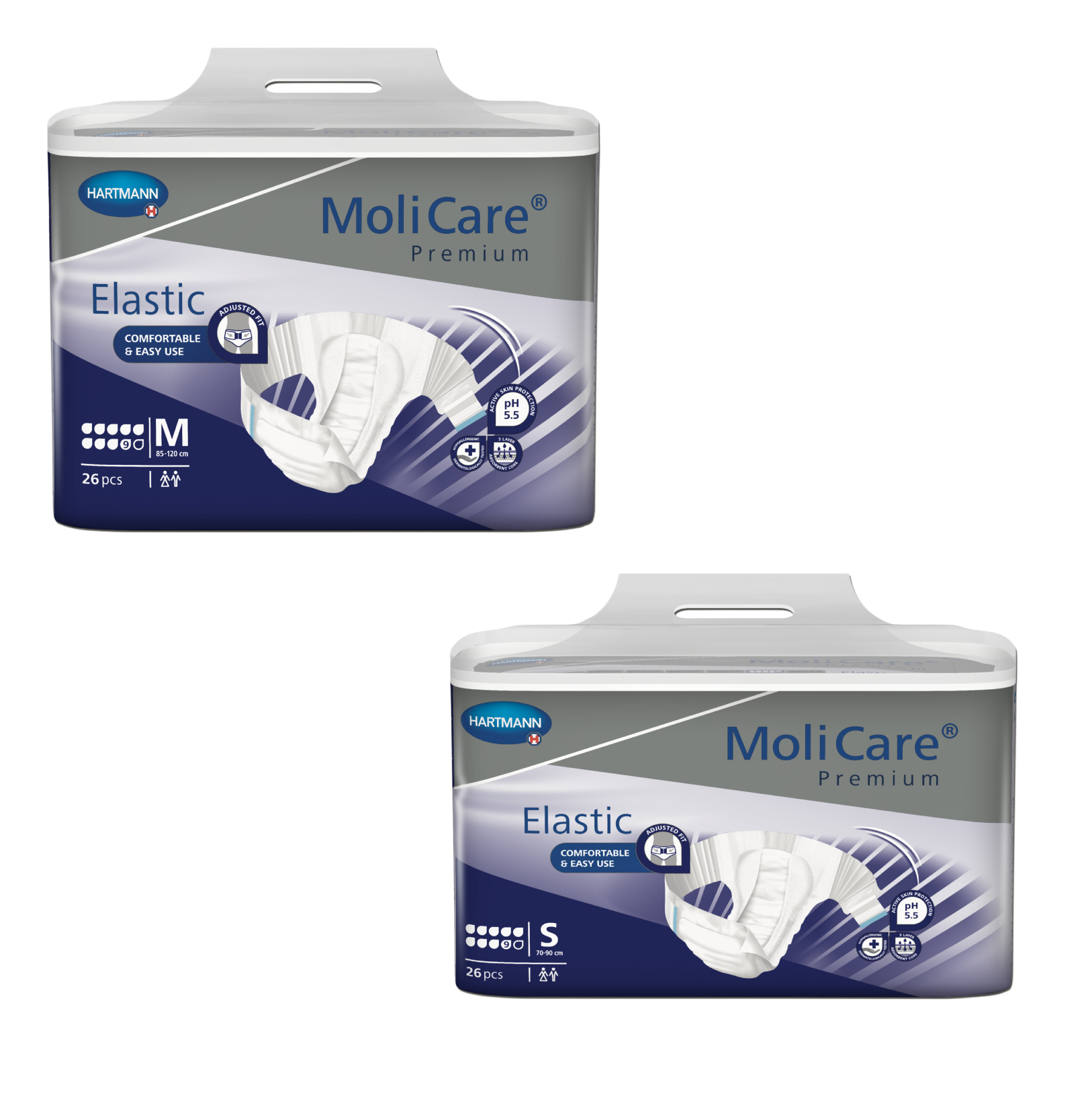 MoliCare Premium Elastic 9滴大号