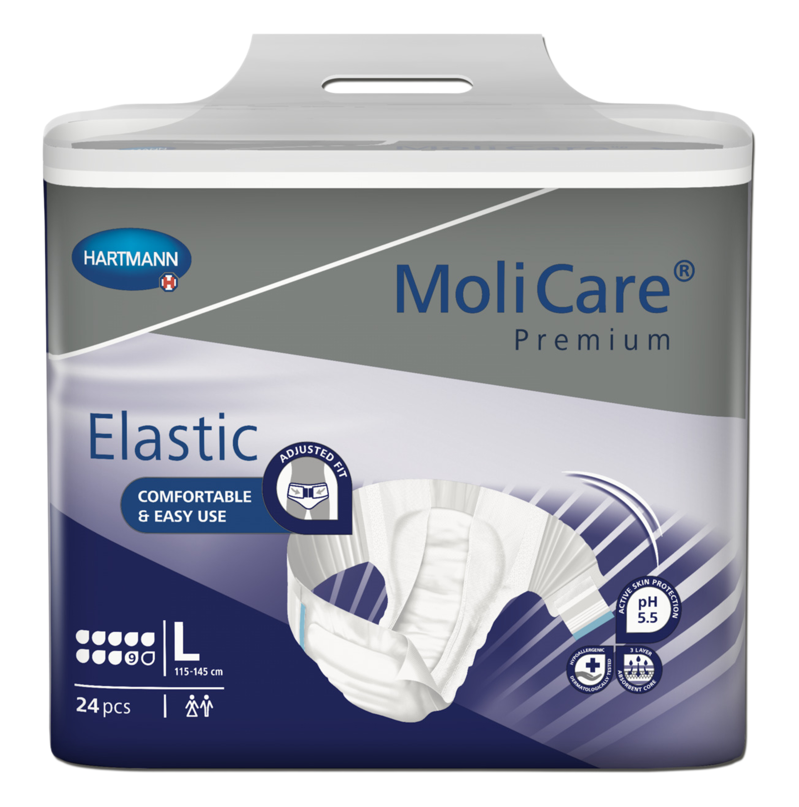 MoliCare Premium Elastic 9滴大号