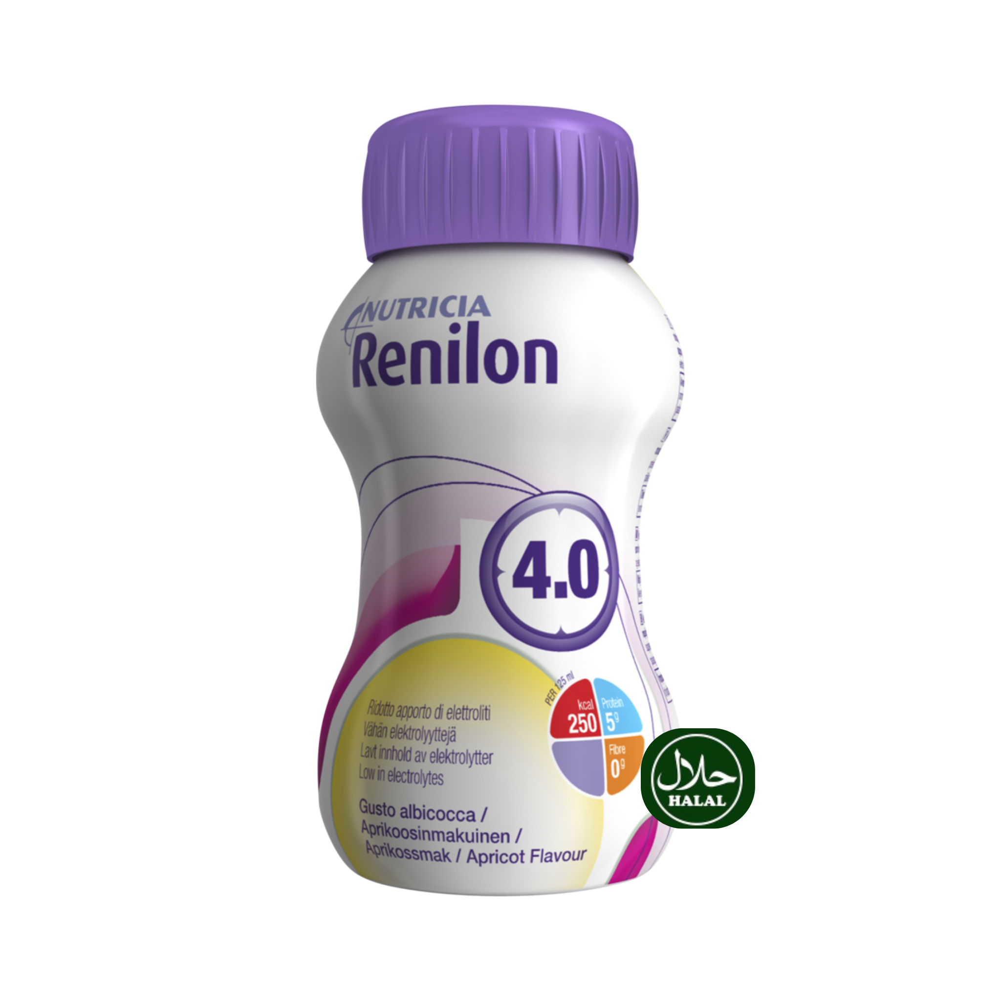 Renilon 4.0 杏味瓶装 125毫升