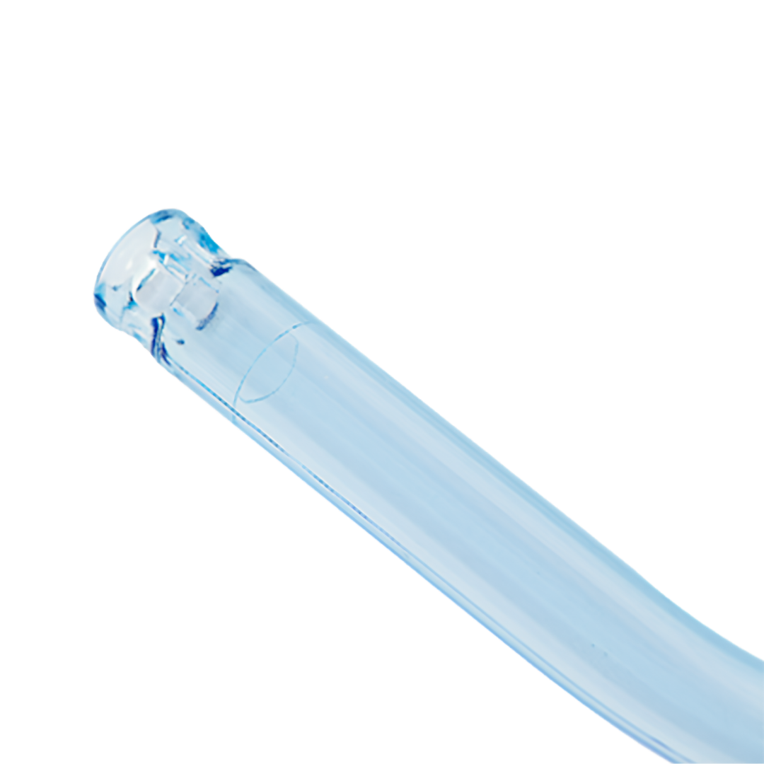 Yankauer Handle 8mm Straight Tip, sterile single-use suction instrument, single wrap packaging, without vent for safe and effective oral suctioning.