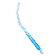 Yankauer Handle 8mm Straight Tip, sterile single-use suction instrument, single wrap packaging, without vent for safe and effective oral suctioning.