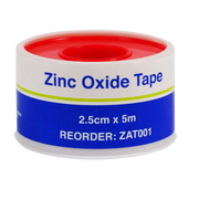 Roll of Zinc Oxide Tape with strong cotton fabric and secure adhesive, designed for joint support, sports taping, and medical dressing fixation.