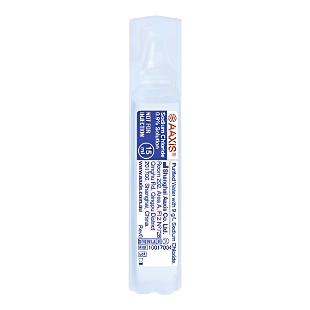 Aaxis Sodium Chloride 0.9% Solution 30Ml Nebule Irrigation