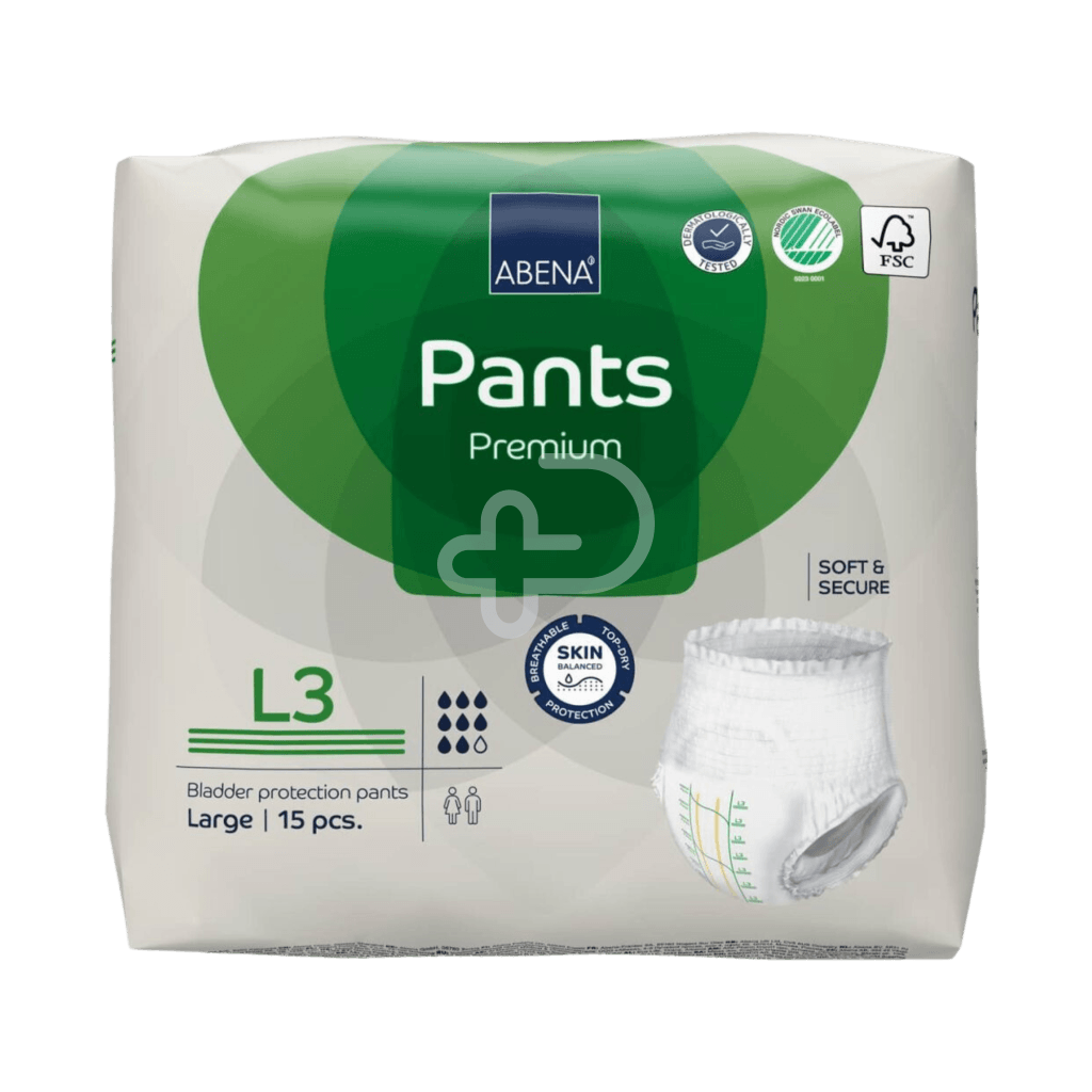 Abena Pants L3 Green 2400Ml 100-140Cm Disposable Pads & Liners