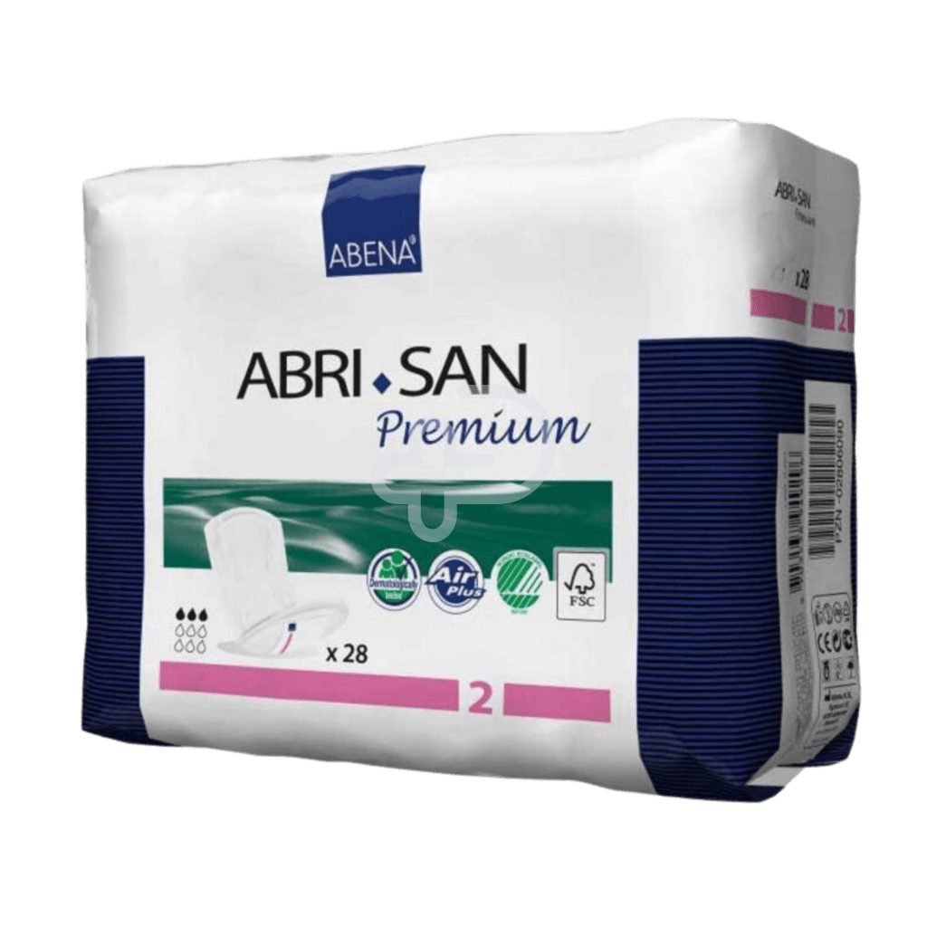 Abena San 2 Premium Pink 350Ml Disposable Pads Pants & Liners