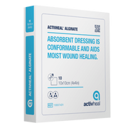ActivHeal Alginate Dressing 10x10cm offers highly absorbent wound protection, maintaining moisture balance and promoting faster healing for medium wounds.