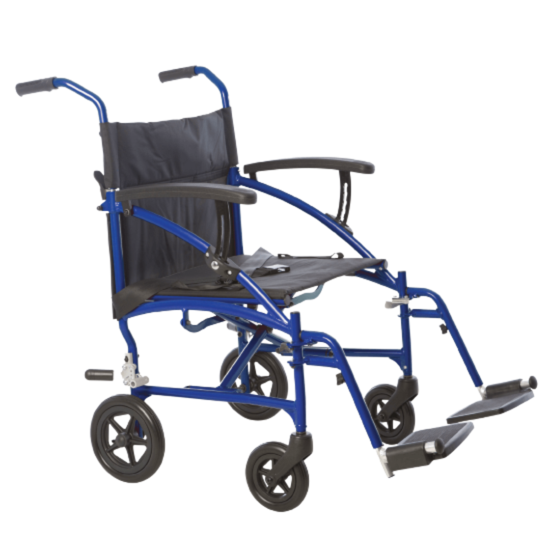 Aspire Lite Wheelchair – Lightweight manual wheelchair with folding frame and swing-away leg rests