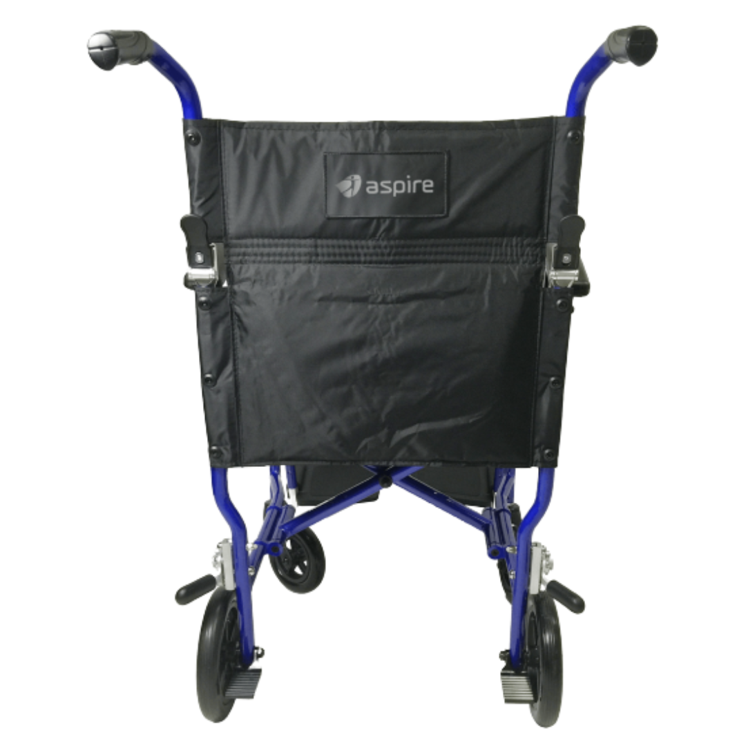 Aspire Lite Wheelchair – Lightweight manual wheelchair with folding frame and swing-away leg rests