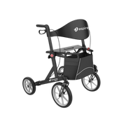 Aspire Vogue Adventure Walker – All-terrain rollator with large wheels, padded seat, and ergonomic brakes