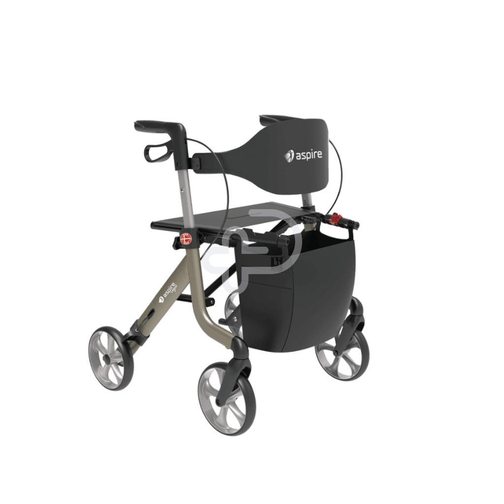 Aspire Vogue Lightweight 2 Seat Aluminium Red Platinum Health Supply