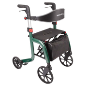 BetterLiving Premium Lightweight Wheeled Walker – Foldable rollator with seat, brakes, and large wheels