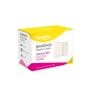 Bpositive Elastic Crepe Bandage in multiple sizes, providing reliable compression and secure dressing support for sprains, strains, and wound care.