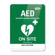 Cardiact Poly Aed On Site Sign 22.5 X 30Cm Signage