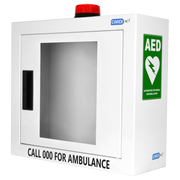 Cardiact Alarmed Aed Cabinet With Strobe Light 42 X 38 15.5Cm Defibrillator Cases & Cabinets