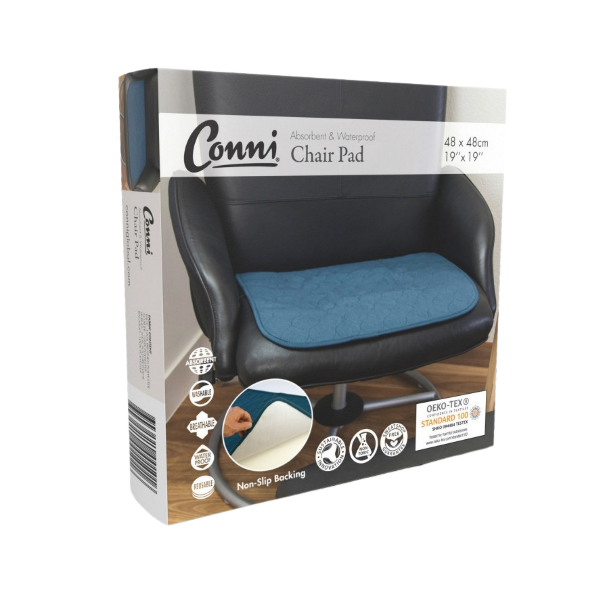 Conni Chair Pad Small Teal Blue Pads