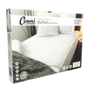 Conni Bed Pad With Tuck-Ins White1 Pads