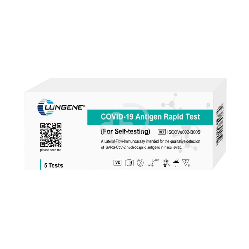 Clungene Novel COVID19 Antigen Test Kit Self Testing Nasal Swab Kit