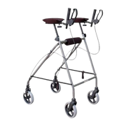Days Gutter Forearm Walker (New Style) with padded forearm gutters, loop handbrakes and four castors