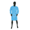 Disposable Blue Laboratory Coats Non-Sterile Non-Woven With Velcro Seal Gowns &