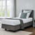 Aspire Comfimotion Care Bed Portobello Grey King Single Each Beds