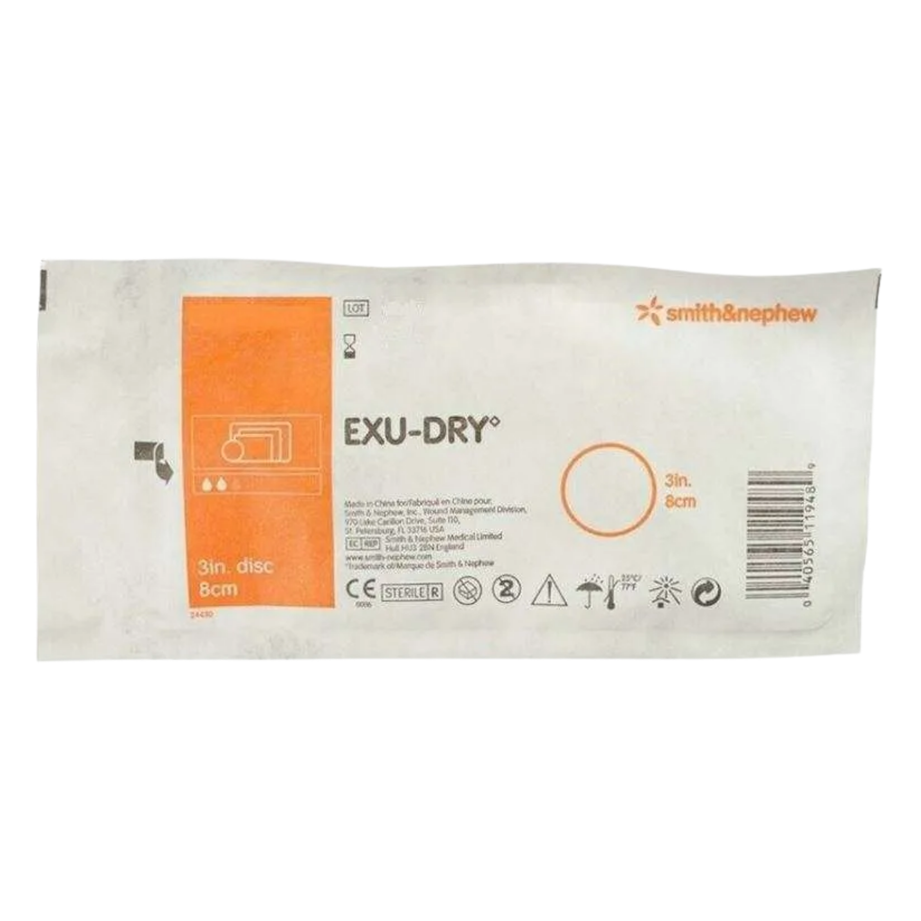 Packaging of EXU-DRY by Smith & Nephew on a white background