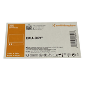 Smith & Nephew EXU-DRY packaging on a white background
