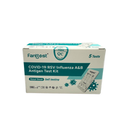 5-in-1 Rapid Test Kit – COVID, Flu, RSV
