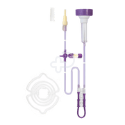 Flocare Infinity Bottle Set 3-Way Port & Drip Chamber Feeding Tubes Accessories