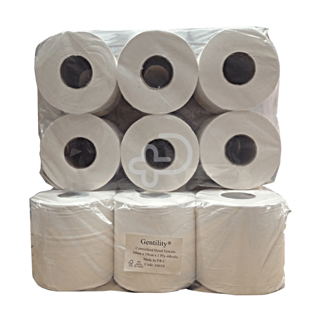 Gentility Centerfeed Towel 1Ply 300M X 19Cm Centrefeed