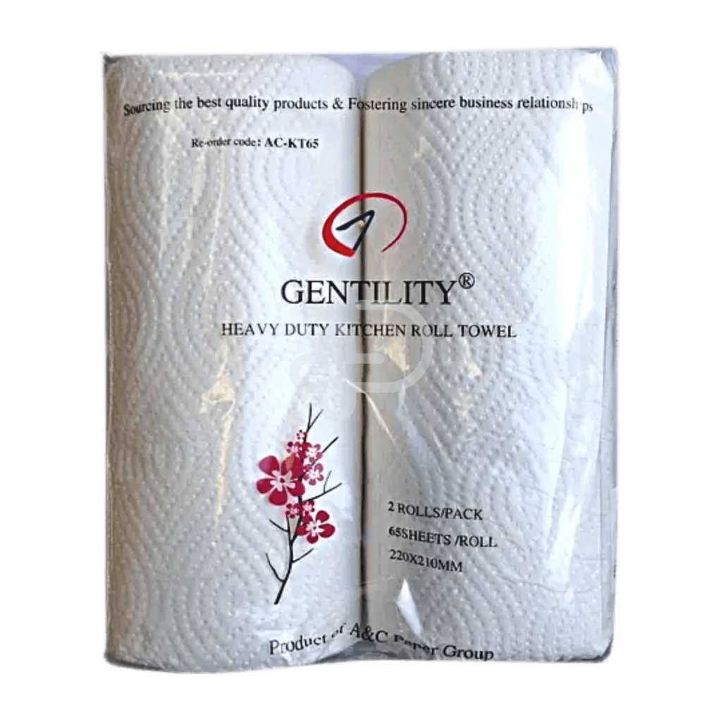 Gentility Kitchen Towel 65 Sheets 2Ply 22 X 21Cm
