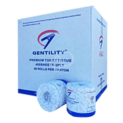 Gentility Toilet Roll 400 Sheets 2Ply Individual Wrap Premium Virgin Paper