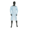 Clinical PE Blue Impervious Gown With Thumb Hooks Universal Size