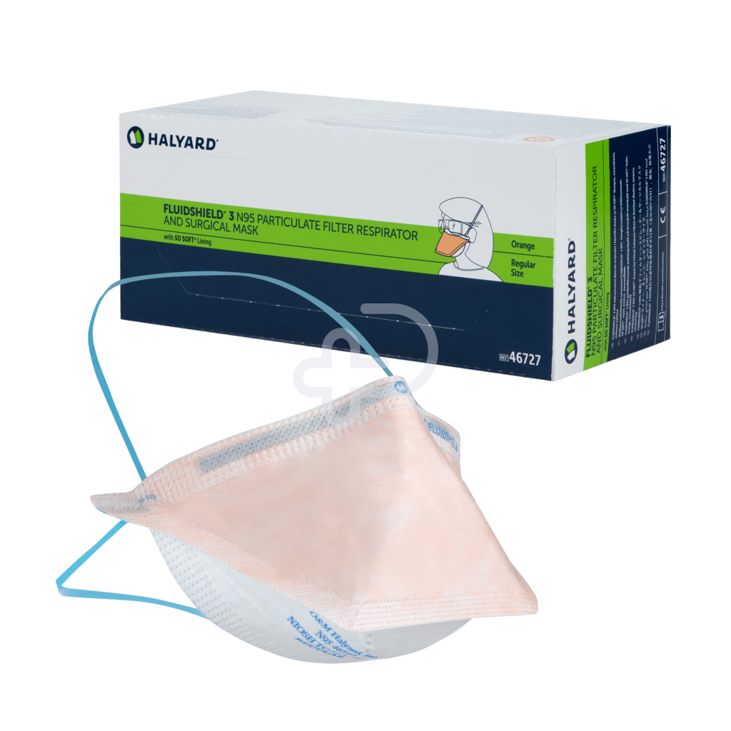 Halyard Face Mask Pfr N95 Fluidshield Regular