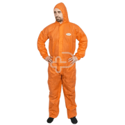 High Calibre Disposable Orange Coveralls Sms Type 5-6