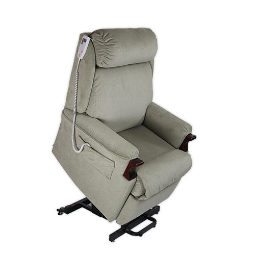 Oscar Hudson Lift Recliner Chair in the lift position to help the user stand