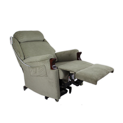 Oscar Hudson Lift Recliner Chair reclined with footrest raised