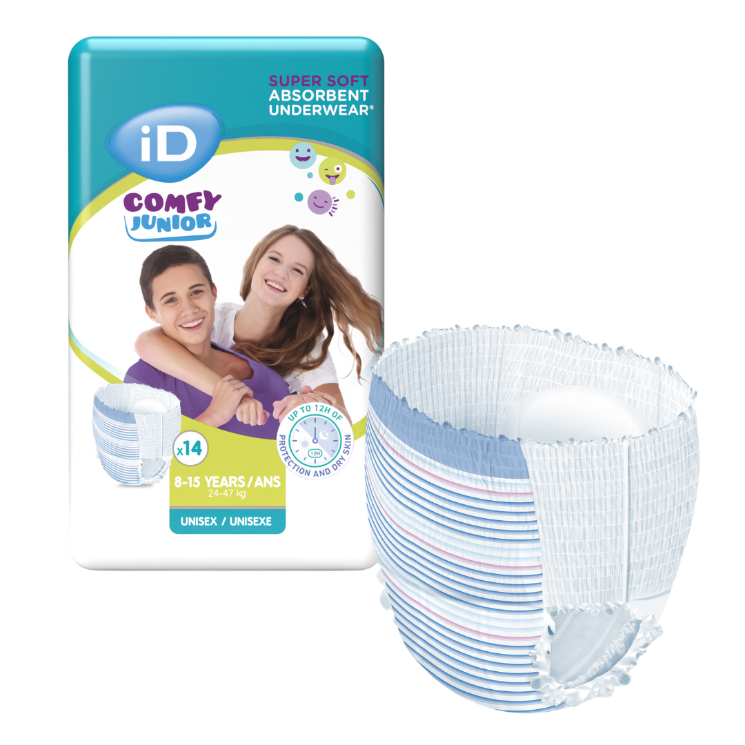 iD Comfy Junior Pants 8–15 Years – Discreet Incontinence Protection for Kids