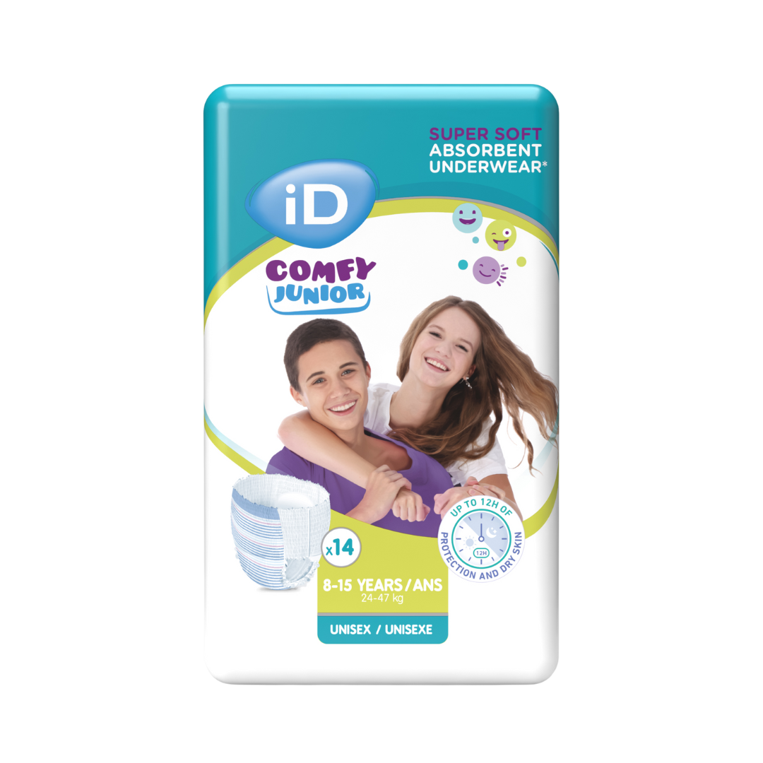iD Comfy Junior Pants 8–15 Years – Discreet Incontinence Protection for Kids