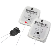 Lifepak Rts Electrodes With Quik-Combo Connector Pediatric Defibrillator Consumables