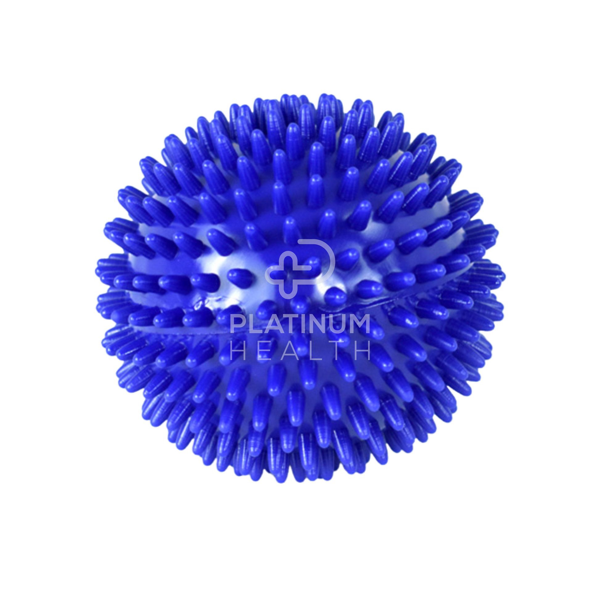 ILS Physio 10cm Blue Reflex Massage Ball – a firm, high-density massage ball designed for deep tissue relief, muscle recovery, and improved circulation
